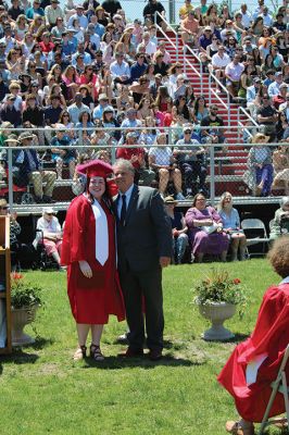 Class of 2024
Old Rochester Regional High School Class of 2024 Valedictorian Jacob Hadley was introduced by Theodore Cecil, his cousin and chapter president of the National Honor Society. The June 1 commencement featured remarks from Superintendent of Schools Mike Nelson and Principal Mike Devoll and music from the school band. While ORR’s 153-member class was delirious upon the completion of the ceremony, the day’s loudest roar was reserved for the announcement of the diploma for the late Emma Whittaker. Photos by Mick 
