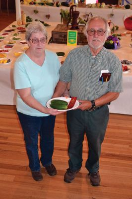 104 Years of the Grange
The members of the Rochester Grange kept a 104 year-old tradition alive for another year on Saturday, August 16, pulling off another successful Rochester Grange Fair. Participants entered their best vegetables, flowers, baked goods, and handicrafts, hoping to win first prize. Photos by Jean Perry 
