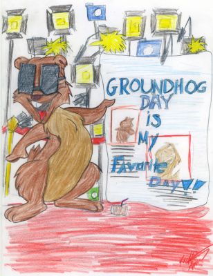 2012 Groundhog Cover Contest 
2012 Groundhog Cover Contest entry by Kayla Aimone
