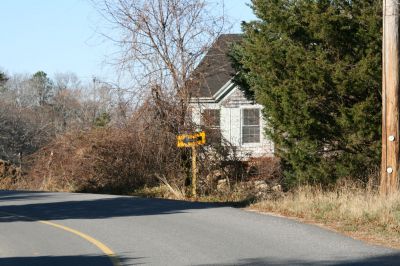 Historic Fire
The Dexter house is on a sharp bend on Delano Road. The house, which has moved to the far corner of the lot away from its original foundation, is now partially hidden from the street. The damage from the December 4, 2009 fire is visible from the rear of the house.
