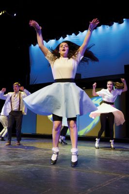 Hairspray at Tabor Academy
Hairspray, the musical, is coming to Tabor Academy’s Fireman Center for the Performing Arts in Hoyt Hall in Marion. Hannah Rolighed stars as lead role Tracey Turnblad who transforms her life through dance and determination, while also transforming her hometown of Baltimore by challenging segregation and racism. The production runs from February 19 to February 21. Photos by Colin Veitch
