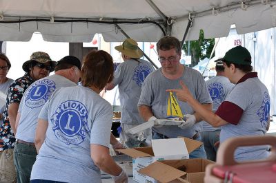 Happy Days at Harbor Days 
It all seems to come and go so quickly year after year, but while the Harbors Days are here the people of Mattapoisett and surrounding towns make time to enjoy the annual seaside event – the fish fry, lobster feast, pancake breakfast, and arts and crafts – that the Mattapoisett Lions Club works so hard all year round to keep going. Photos by Glenn C. Silva
