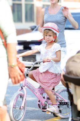 Heritage Days Bike Parade
Dozens of children gathered at the Center School to showcase their best bicycles and doll carriages in a parade for Heritage Days. Photo by Felix Perez. 
