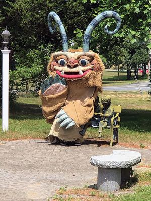 Hodge Podge
Hodge Podge visited the Plumb Library on Sunday, June 21. Photo courtesy Gail Roberts
