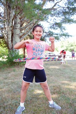 Hula Hooping
On Saturday, July 23, kids at the Plumb Library in Rochester tried a little hula hooping with Pinto Bella. The event is part of the library’s summer reading theme of health and wellness. Photos by Colin Veitch
