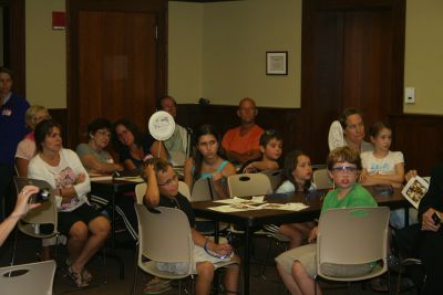 Extreme Engineering
On Tuesday, July 31, dozens of curious students gathered at the Mattapoisett Library to join Dr. Martin Hudis in his Extreme Engineering program.  The students participated in a variety of different exercises using remote controlled helicopters in a hands-on approach to learn valuable lessons in math and science.  The session was the last of four conducted by Dr. Hudis.  Photo by Katy Fitzpatrick.
