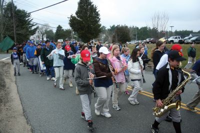 Opening Day
The Rochester Youth Baseball League held their annual opening day ceremony and parade on Saturday, April 11. About 400 people, including players, coaches and their families, participated in the procession that made its way down Route 105 to Gifford Parks Al Herbert Memorial Field for the opening day festivies. Photo by Robert Chiarito.
