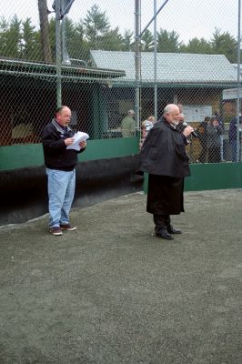 Opening Day
The Rochester Youth Baseball League held their annual opening day ceremony and parade on Saturday, April 11. About 400 people, including players, coaches and their families, participated in the procession that made its way down Route 105 to Gifford Parks Al Herbert Memorial Field for the opening day festivies. Photo by Robert Chiarito.
