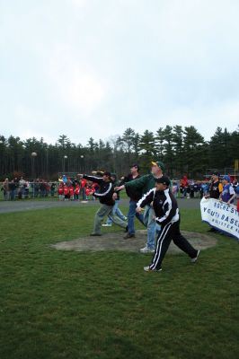 Opening Day
The Rochester Youth Baseball League held their annual opening day ceremony and parade on Saturday, April 11. About 400 people, including players, coaches and their families, participated in the procession that made its way down Route 105 to Gifford Parks Al Herbert Memorial Field for the opening day festivies. Photo by Robert Chiarito.
