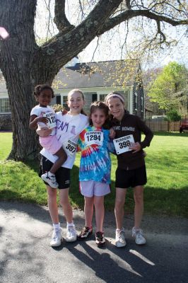 Mom's Run
Several hundred runners and walkers participated in the Tiara Classic Mother's Day 5k Race on Sunday morning, May 10 in Mattapoisett. The event, now in its third year raises funds and awareness for the Womens Fund of Southeastern Massachusetts while celebrating motherhood. Photo by Robert Chiarito.
