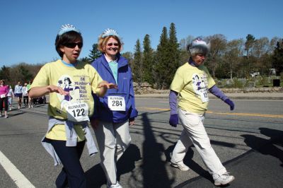 Mom's Run
Several hundred runners and walkers participated in the Tiara Classic Mother's Day 5k Race on Sunday morning, May 10 in Mattapoisett. The event, now in its third year raises funds and awareness for the Womens Fund of Southeastern Massachusetts while celebrating motherhood. Photo by Robert Chiarito.
