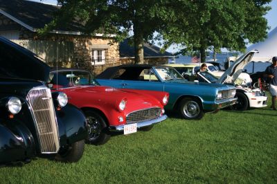 Car Show
2009 Mattapoisett Heritage Days started on Friday August 7, 2009 with an antique car show and a cookout dinner at Shipyard Park. Photo by Anne O'Brien-Kakley
