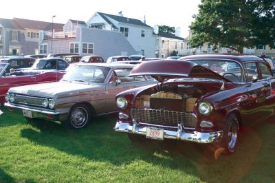 Car Show
2009 Mattapoisett Heritage Days started on Friday August 7, 2009 with an antique car show and a cookout dinner at Shipyard Park. Photo by Anne O'Brien-Kakley
