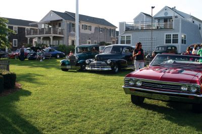 Car Show
2009 Mattapoisett Heritage Days started on Friday August 7, 2009 with an antique car show and a cookout dinner at Shipyard Park. Photo by Anne O'Brien-Kakley
