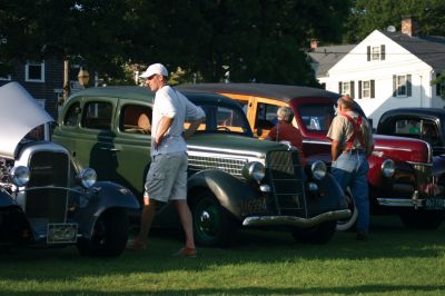 Car Show
2009 Mattapoisett Heritage Days started on Friday August 7, 2009 with an antique car show and a cookout dinner at Shipyard Park. Photo by Anne O'Brien-Kakley
