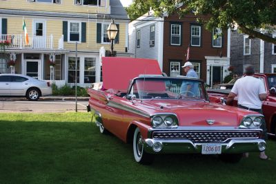 Car Show
2009 Mattapoisett Heritage Days started on Friday August 7, 2009 with an antique car show and a cookout dinner at Shipyard Park. Photo by Anne O'Brien-Kakley
