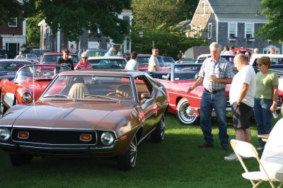 Car Show
2009 Mattapoisett Heritage Days started on Friday August 7, 2009 with an antique car show and a cookout dinner at Shipyard Park. Photo by Anne O'Brien-Kakley
