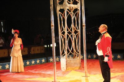 Circus Time
The Cole Brothers Circus made its annual visit to Rochester's Plumb Corner on Wednesday, June 24 and Thursday, June 25. The Circus, which featured highflying aerial acts, animal acts and plenty of clowns played four shows under the big top during its two-day stay. Proceeds from the circus will help to fund children's events throughout the year at Plumb Corner such as the Annual Easter egg hunt and the Halloween party. Photo by Robert Chiarito
