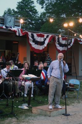 Celebrating the 4th
Marion's annual fireworks display attracted several thousand people to the town's Silvershell Beach Park on Friday evening July, 3. The Marion town band entertained the crowd until dusk when the night's big show lit up the sky's above Sippican Harbor. The Marion Fireworks Committee raised all of the funds for the event through private donations, collected up through the night of the show. Photo by Robert Chiarito.
