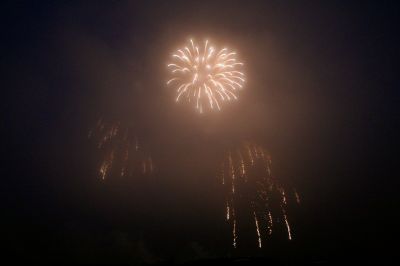 Celebrating the 4th
Marion's annual fireworks display attracted several thousand people to the town's Silvershell Beach Park on Friday evening July, 3. The Marion town band entertained the crowd until dusk when the night's big show lit up the sky's above Sippican Harbor. The Marion Fireworks Committee raised all of the funds for the event through private donations, collected up through the night of the show. Photo by Robert Chiarito.
