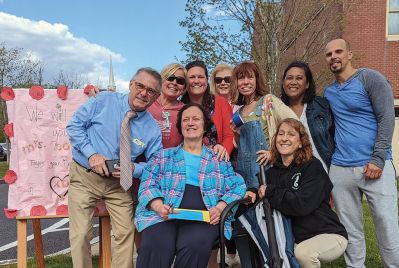 Ice Cream Social
The sun found its way through the rain clouds to shine brightly on Rose Bowman's retirement celebration at Center School featuring ice cream, artwork and fun, family outdoor activities. Photos courtesy of Erin Bednarczyk
