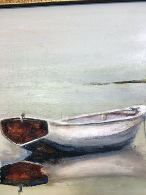 Jane Egan
On exhibit now through mid-August are the pastel works of Jane Egan in the Mattapoisett Library. Egan states that all her art is portraiture whether it’s boats, animals or people. Photos by Marilou Newell
