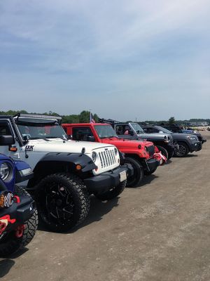 Jeeps and Peeps
Ned’s Point Park was full to overflowing on August 7 when 75 Jeeps arrived for the fifth annual Jeeps and Peeps for Hope Rally. The brainchild of Laurie Nunes, a two-time cancer survivor, said all proceeds from the meet and greet event will go to the American Cancer Society. Photos by Marilou Newell
