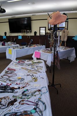 Mattapoisett Library
The Friends of Mattapoisett Library held a sale on November 20 where donated jewelry and accessories including hats, scarves and pocketbooks were available in the library basement. The event raised approximately $900 to support library programs, including museum passes for the children to attend the either free or at significant price reductions, along with crafts, a fish tank, fish and maintenance tools for the library’s children's room, resources for summer visits from petting zoos, and prizes for the Qua
