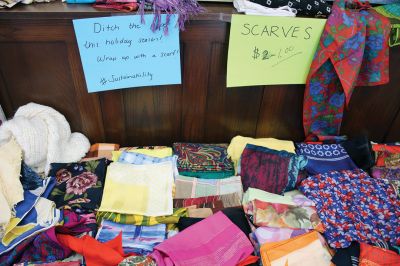 Mattapoisett Library
The Friends of Mattapoisett Library held a sale on November 20 where donated jewelry and accessories including hats, scarves and pocketbooks were available in the library basement. The event raised approximately $900 to support library programs, including museum passes for the children to attend the either free or at significant price reductions, along with crafts, a fish tank, fish and maintenance tools for the library’s children's room, resources for summer visits from petting zoos, and prizes for the Qua
