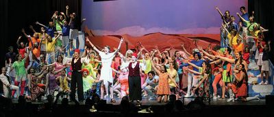 Joseph and the Amazing Technicolor Dreamcoat
This weekend was the time for the ORR Drama Club to shine on the big stage! At least one show even sold out during the weekend performances of “Joseph and the Amazing Technicolor Dreamcoat.” Photo courtesy Erin Bednarczyk
