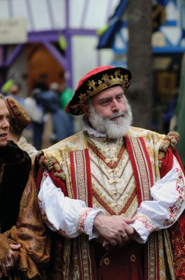 King Richard's Faire
King Richard addresses his court on Sunday, October 14 at King Richard’s Faire in Carver.  The event is one of the most popular events in southeastern Massachusetts during the fall, and runs through October 21.  Photo by Felix Perez. October 18, 2012 Edition
