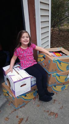 1,175 Books
This is what 1,175 books look like! Kennedy Zussy, a Sippican School first-grader, has been collecting children’s books for months for the New Bedford Public Schools and delivered them to the Campbell School on November 6. She collected 2,517 books total. Photo courtesy Shannon Zussy
