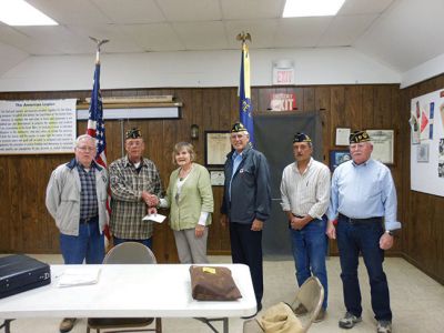 Cinco de Mayo
After hosting a successful fundraiser, a “Cinco de Mayo” luncheon, at Mattapoisett Congregational Church, the church Missions Committee presented a $750 check to the American Legion on Depot Street on Wednesday, May 15. The $750 will help the Legion pay for the installation of a new furnace thus saving on heating costs and enabling the Legion to continue renting the popular building to local groups. The club is located on 9 Depot Street in Mattapoisett. For more information, call 508-758-2550.

