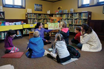 Take Your Child To The Library Day
Libraries all around the nation celebrated the second annual Take Your Child To The Library Day on Saturday, February 2.  At the Mattapoisett Free Public Library, families were invited to take part in face-painting, a screening a of the film “Brave,” and story-telling all day.  Photo by Eric Tripoli.  
