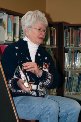 Reading Time
Mattapoisett preschoolers visited the Free Public Library on Friday, January 8, 2010 to enjoy a special storytime with Childrens Librarian Linda Burke. Photo by Anne OBrien-Kakley.
