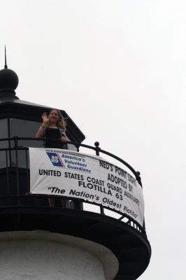 Neds Point Light
The Coast Guard Auxiliary Flotilla 63 conducts Neds Point Lighthouse tours on Thursdays in July and August. Tours continue on July 29 from 10:00 to 11:45 am, and on August 5, 12 and 19 from 4:00 to 5:45 pm. Visitors must be at least 10 years old, and no flip-flops allowed. Photo by Anne OBrien-Kakley.
