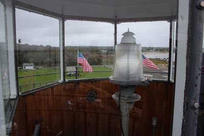 Ned’s Point Lighthouse
Tuesday afternoon offered a sneak preview of the reopening of Ned’s Point Lighthouse scheduled for Saturday, October 9, from 11:00 am to 2:00 pm. Cathy Hardy and Mike Lally, a Texas couple, happened to be in the right place at the right time to become the first visitors to the 183-year-old lighthouse that had been closed for the past two years and three months. The lighthouse typically draws 100 visitors from all over the world when open during any regular, three-hour session. Photo by Mick Colageo
