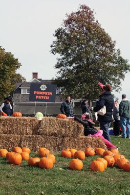 Family Fun Festival 
The Mattapoisett Lions Club held its first Family Fun Festival at Shipyard Park on Saturday, October 29, featuring some good old-fashioned fun and games. Over 400 people turned out for the event, which included hayrides through the village, a pumpkin patch, and games such as pin the nose on the pumpkin and the corn hole toss. Photos by Jean Perry
