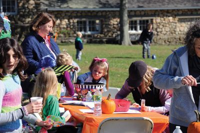 Family Fun Festival 
Families came out in record numbers to enjoy the 4th Annual Fall Free Family Fun Festival sponsored by the Mattapoisett’s Lion Club on October 19 held at Shipyard Park. Bruce Rocha of the club estimated attendance at over 400. Kids and adults alike enjoyed free face painting, bowling with pumpkins, a corn hole toss, snacks, hayrides to Ned’s Point and, yes, free pumpkins to take home. Photos by Marilou Newell and Sandra Frechette
