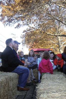 Family Fun Festival 
The 3rd annual Family Fun Festival sponsored by the Mattapoisett Lions treated families to a day of fall time fun on November 4 with games like pumpkin bowling, pin the nose on the pumpkin, and corn hole, along with free hayrides throughout the village. Photos by Jean Perry
