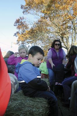 Family Fun Festival 
The 3rd annual Family Fun Festival sponsored by the Mattapoisett Lions treated families to a day of fall time fun on November 4 with games like pumpkin bowling, pin the nose on the pumpkin, and corn hole, along with free hayrides throughout the village. Photos by Jean Perry
