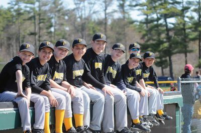 Old Rochester Little League
 The Old Rochester Little League held their parade and opening day on Saturday April 27. The festivities included the National Anthem sung by Jennel Garcia and opening pitches thrown by Police Chief’s Lincoln Miller (Marion), Mary Lyons (Mattapoisett), and Paul McGee (Rochester), as well as Fire Chiefs Thomas Joyce (Marion), Andrew Murray (Mattapoisett) and Scott Weigel (Rochester). Photos by Felix Perez.
