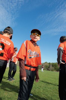 Old Rochester Little League
The Old Rochester Little League celebrated its Opening Day of the 2016 season on Saturday, April 30 at Gifford Park off Dexter Road in Rochester. The young athletes took part in the traditional Opening Day parade, which began at Dexter Park and concluded at Dexter Field. The players then circled the field for the National Anthem, with a flyover by Glenn Lawrence in his plane. After opening ceremonies, the first games of the season were held. Photo by Colin Veitch
