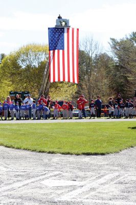 Old Rochester Little League
The Old Rochester Little League celebrated its Opening Day of the 2016 season on Saturday, April 30 at Gifford Park off Dexter Road in Rochester. The young athletes took part in the traditional Opening Day parade, which began at Dexter Park and concluded at Dexter Field. The players then circled the field for the National Anthem, with a flyover by Glenn Lawrence in his plane. After opening ceremonies, the first games of the season were held. Photo by Colin Veitch
