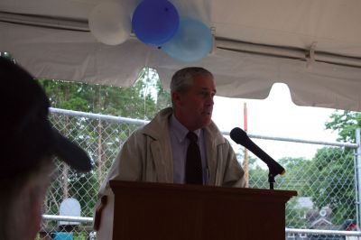 Little Neck Village
A groundbreaking for Little Neck Village, Marions new affordable senior housing village, took place on June 9, 2010. Speakers included Marion Selectman Jonathan Henry, Marion Affordable Housing Trust Chairperson Ora Mae Torres and State Senator Marc Pacheco. Photo by Laura Pedulli.
