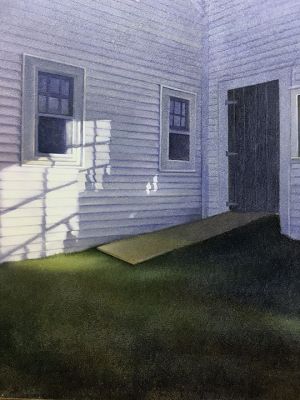 Now through August 4, the Marion Art Center exhibits the “Illuminations” show featuring paintings by artists Tamalin Baumgarten and Meredith Leich. Photos by Marilou Newell
