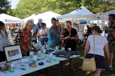 Arts in the Park
The Marion Art Center held its annual Arts in the Park event on Saturday at Bicentennial Park. The jury-vetted assemblage of artisans surrounded the Elizabeth Taber statue and welcomed shoppers for their goods, while attendees also enjoyed goodies from a nearby food truck and live entertainment from the doorsteps of the MAC. Photos by Mick Colageo
