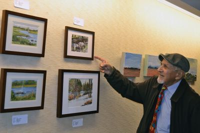 Small Works on the Wall
Come see the collections of local artists with smaller-scale artwork (and smaller-scale price tags) during the Marion Art Center’s holiday show, “Small Works on the Wall.”  Photo by Jean Perry
