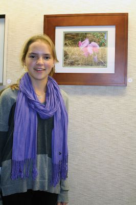 Marion Art Center
The Sippican Lands Trust teamed up with the Marion Art Center for a non-juried exhibition called “Images: Lands of the Sippican Lands Trust,” showcasing works of art inspired by the natural beauty of some of the conservation land protected by the SLT in Marion. The show began on October 2 with an opening reception when artists were present to introduce their pieces to the public. Photo by Jean Perry
