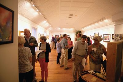 Marion Art Center
Marion Art Center visitors enjoyed the opening reception for Balance: Real and Abstract Art, featuring paintings by Betsy Payne Cook and Bess Woodward. Photos by Christina Musser
